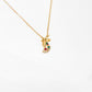 Solid Gold Christmas Bell Necklace