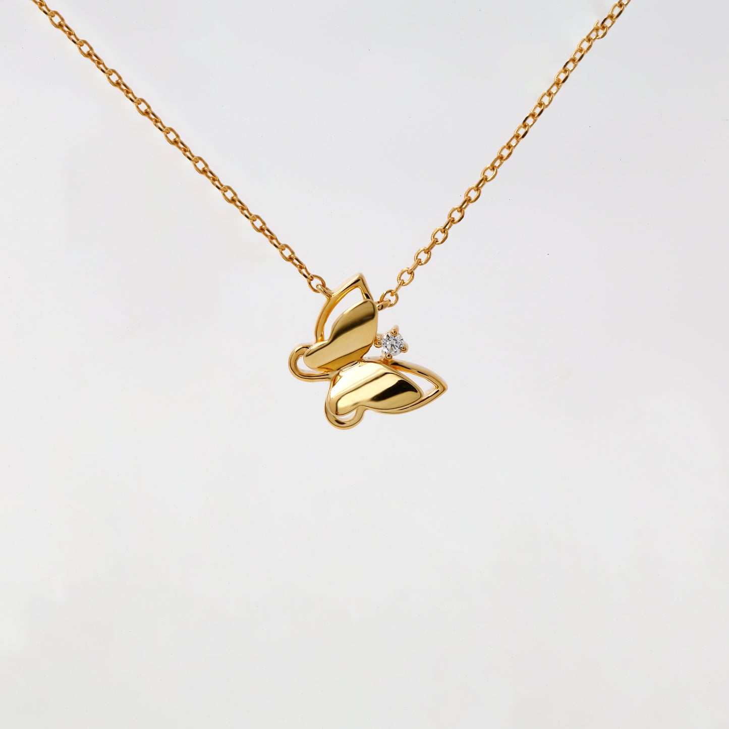 Butterfly Diamond Necklace