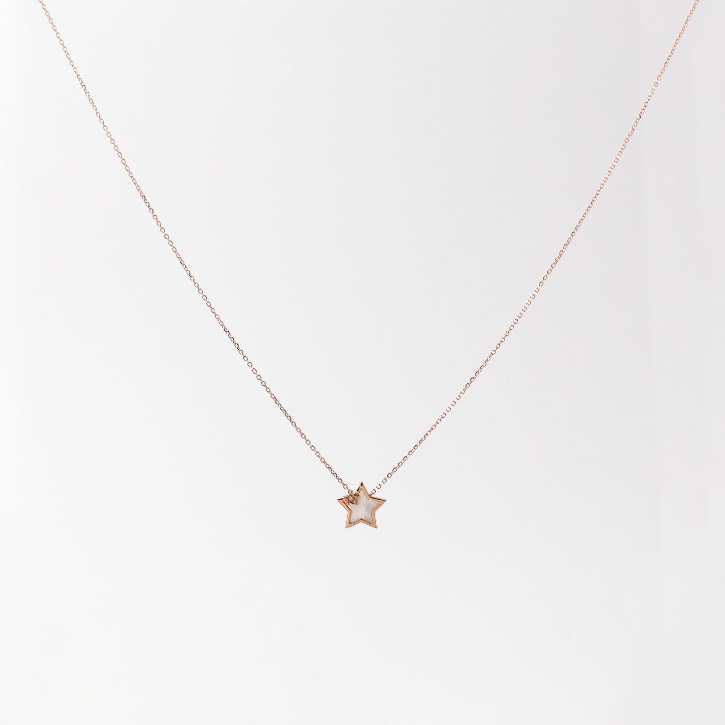 Star Mother of Pearl Necklace