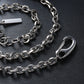 Cable Link Chain Necklace Silver (LC0006)