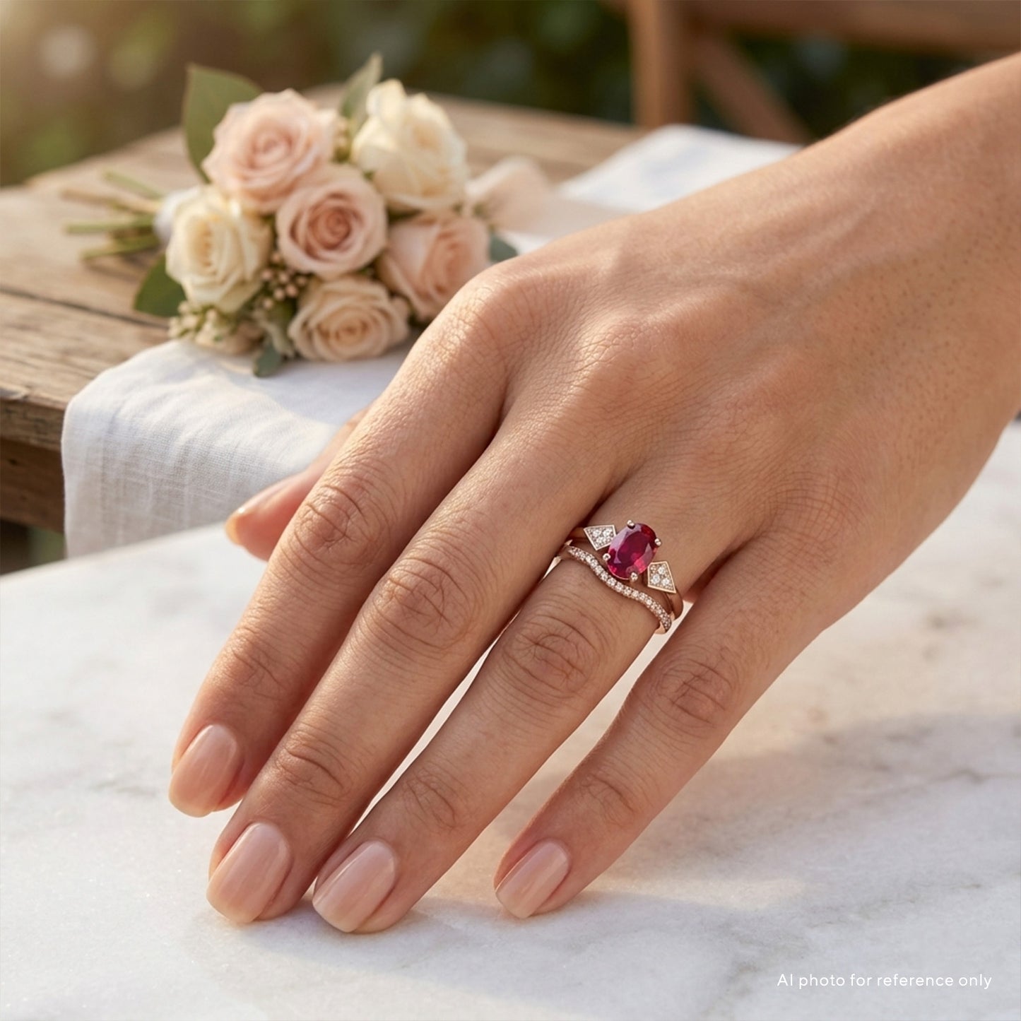 Ruby Promise Ring (Instock)