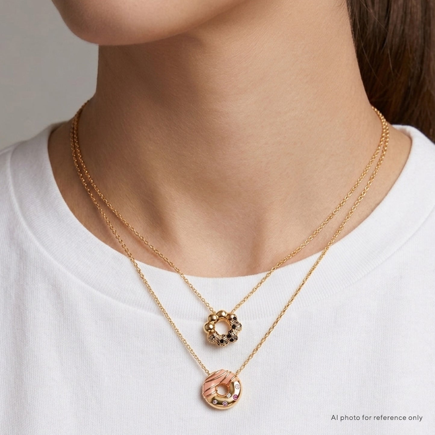 Pon de Ring Donut Necklace