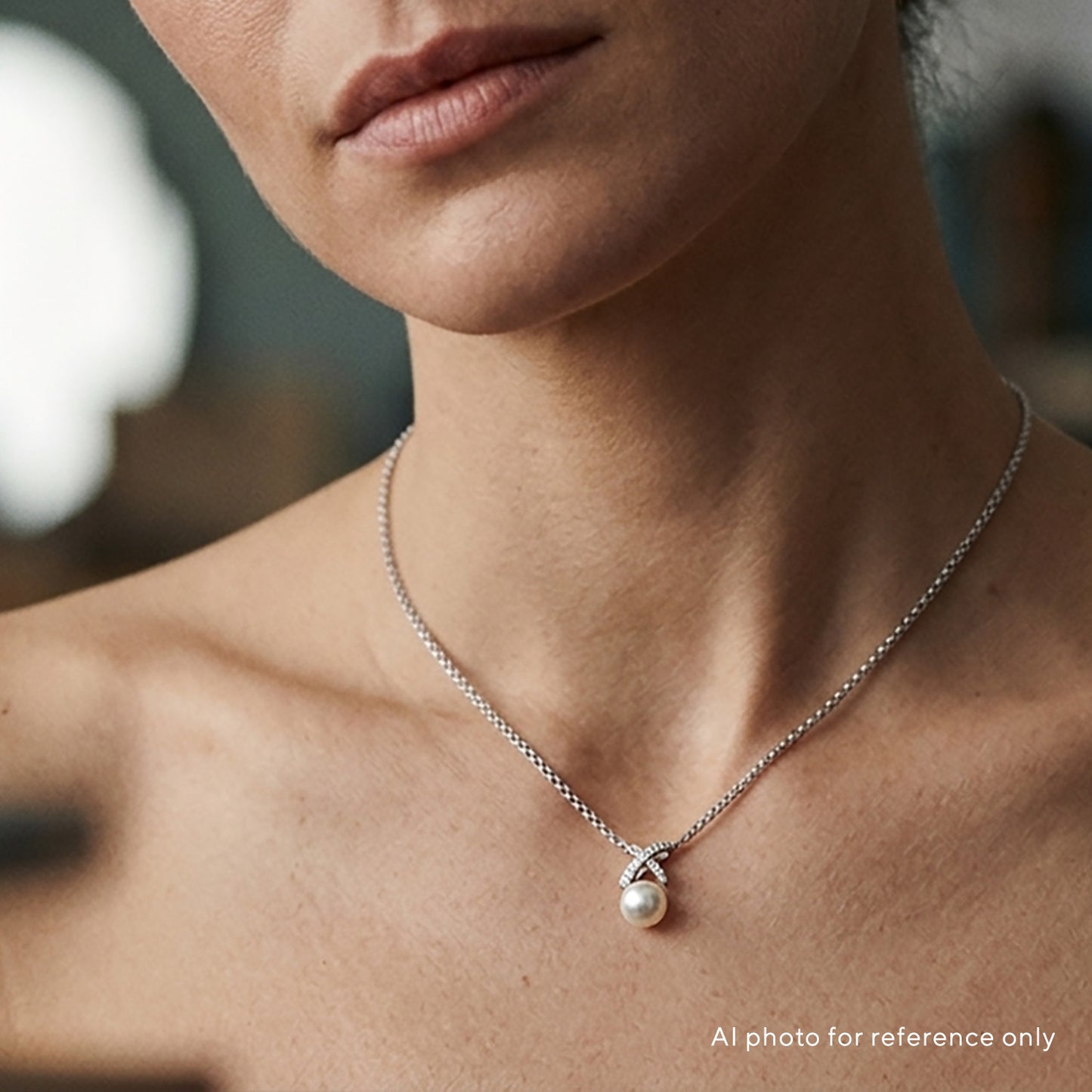 Pearl Cross Necklace