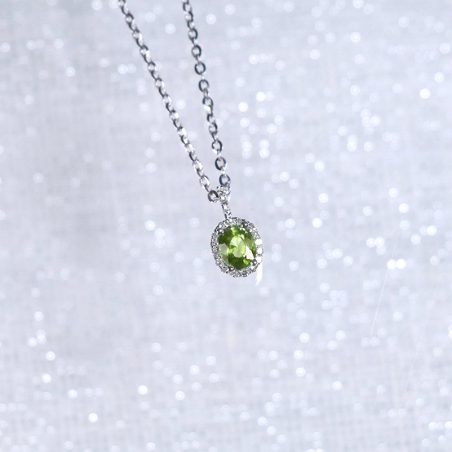 Classic Oval Sapphire Necklace