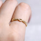 Gold Twist Diamond Ring