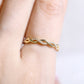 Gold Twist Diamond Ring