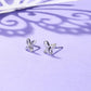 Mini Diamond Butterfly Studs