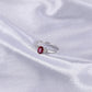 Red Ruby Fashion Promise Ring