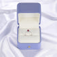 Red Ruby Fashion Promise Ring