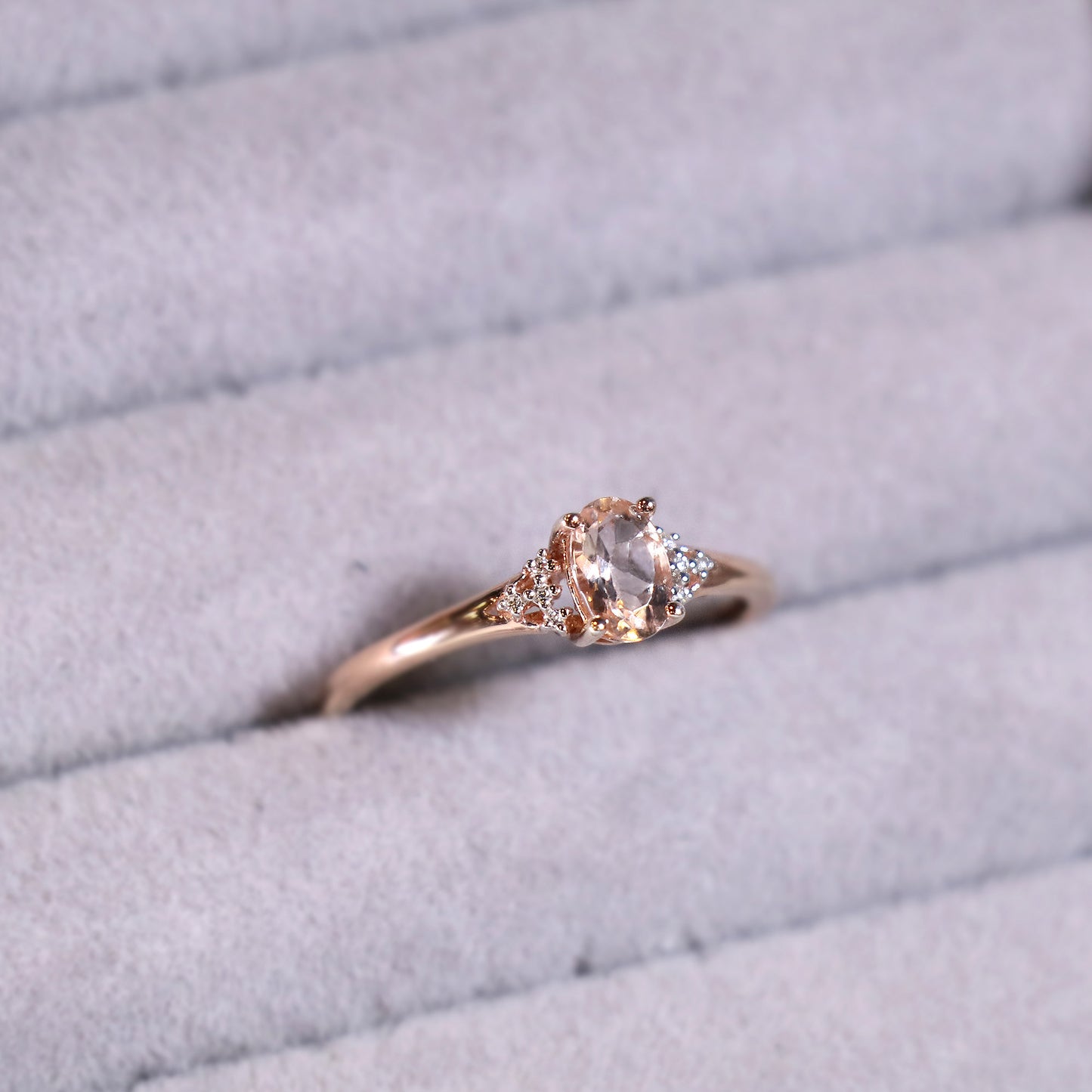 Morganite Custom Gemstone Ring