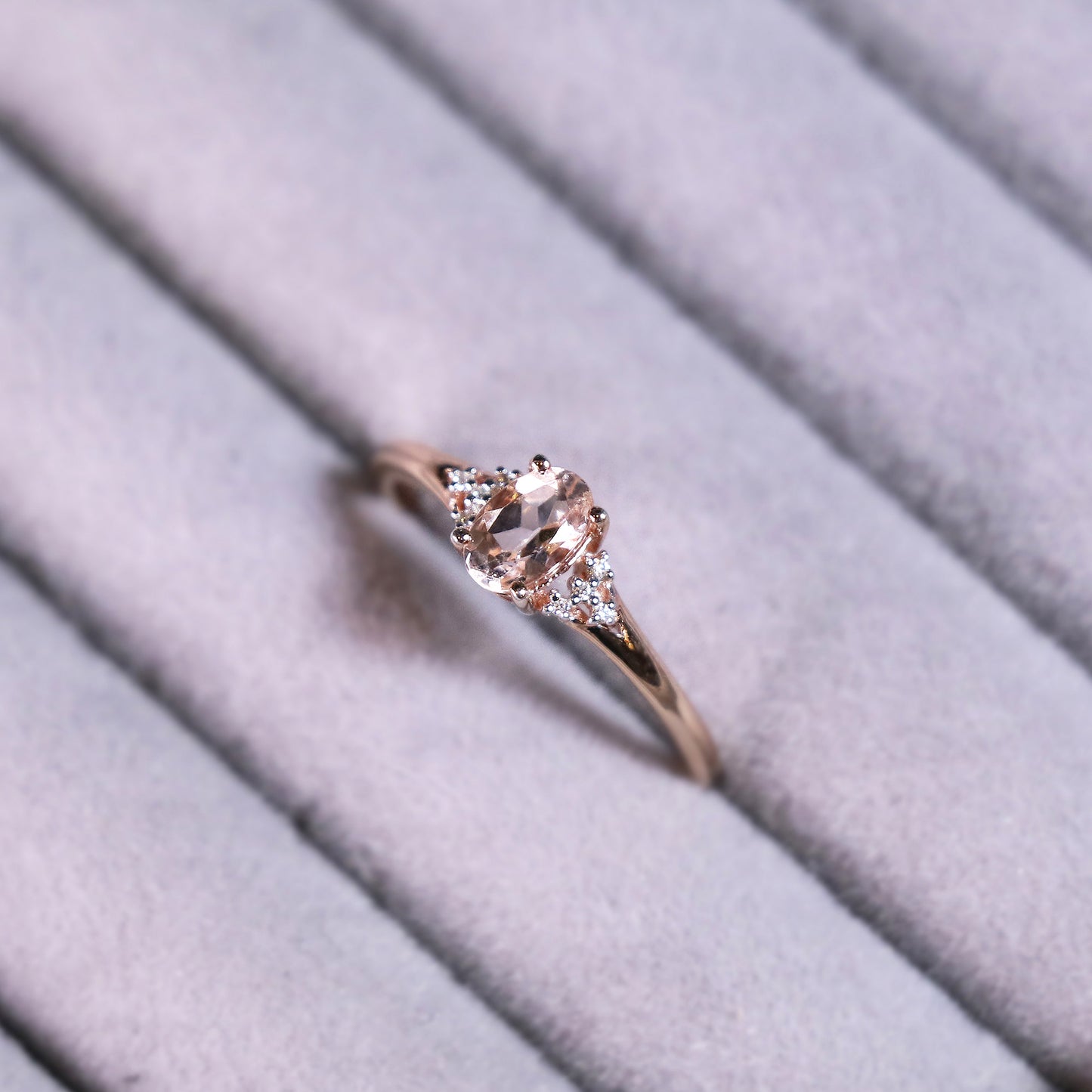 Morganite Custom Gemstone Ring