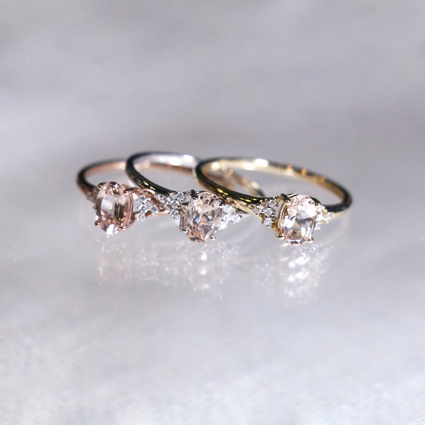 Morganite Custom Gemstone Ring