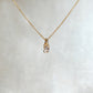 Vintage Morganite Minimalist Pendant