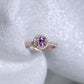 Custom Birthstone Amethyst Ring