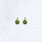 5mm Round Peridot Earrings