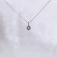 Pear Amethyst Solitaire Teardrop Pendant Necklace