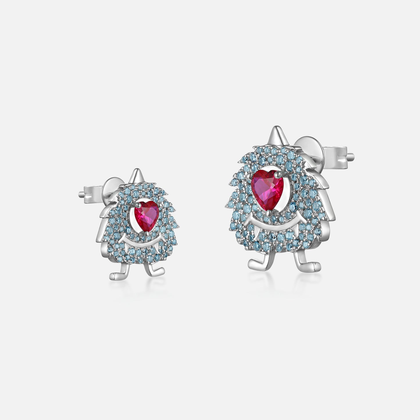 Little Blue Monster Earrings
