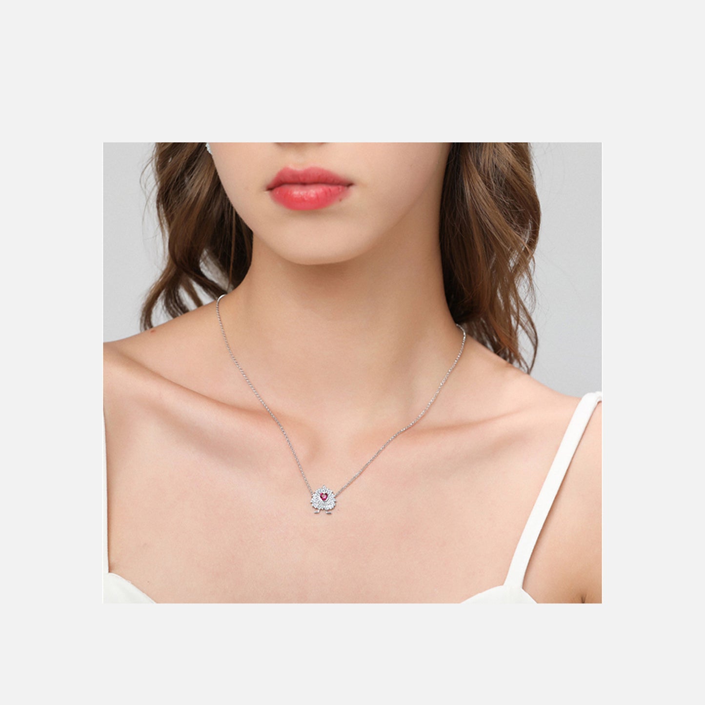 Little Blue Monster Necklace