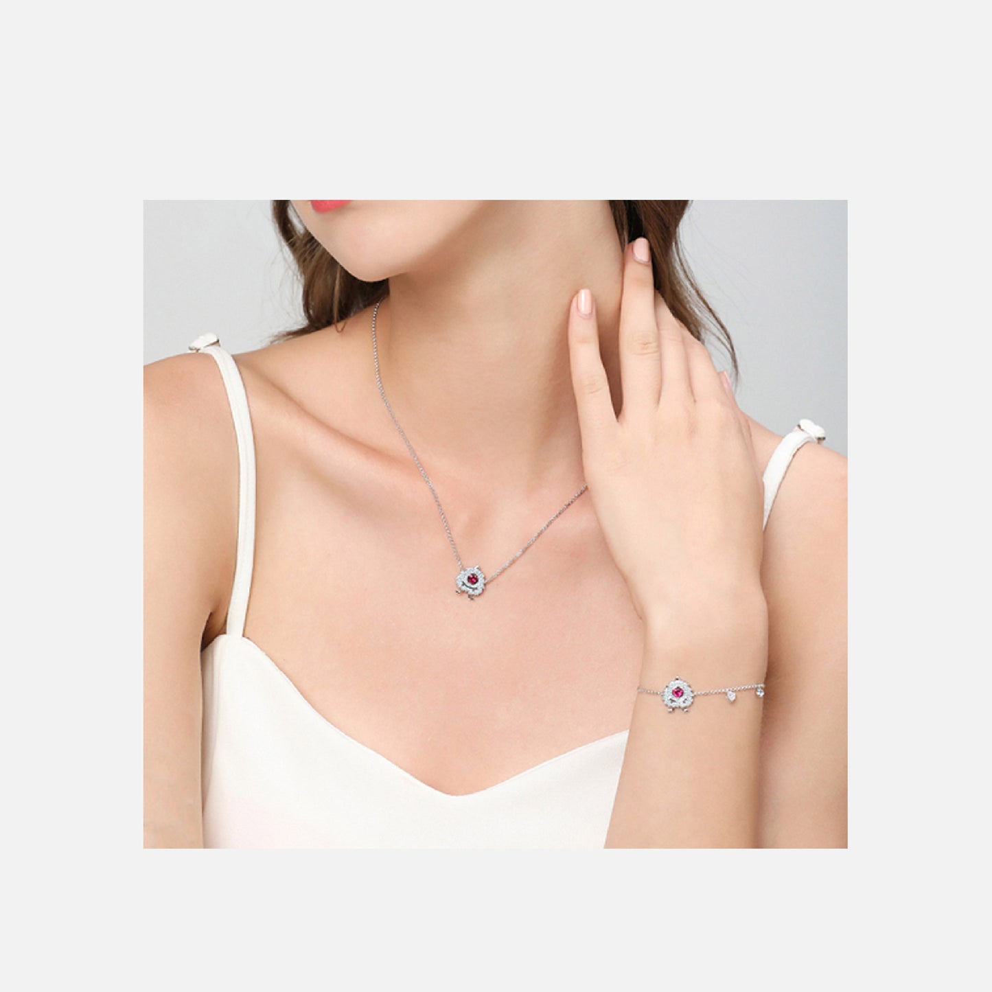 Little Blue Monster Necklace