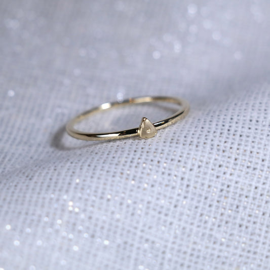 Cute Mini Gold Cheese Ring