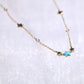 Star Turquoise Station Necklace