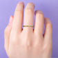 Emerald Diamond Clover Ring