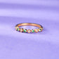 Emerald Diamond Clover Ring