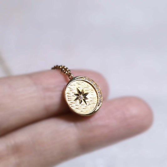 Polar Star Diamonds Charm Necklace