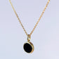 Black Agate Simple Necklace