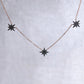 Black Diamond Star Necklace