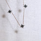 Black Diamond Star Necklace
