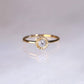 Gold Sunflower Diamond Ring