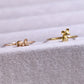 玫瑰金單鑽小萌鼠戒指 - LaSua Jewelry
