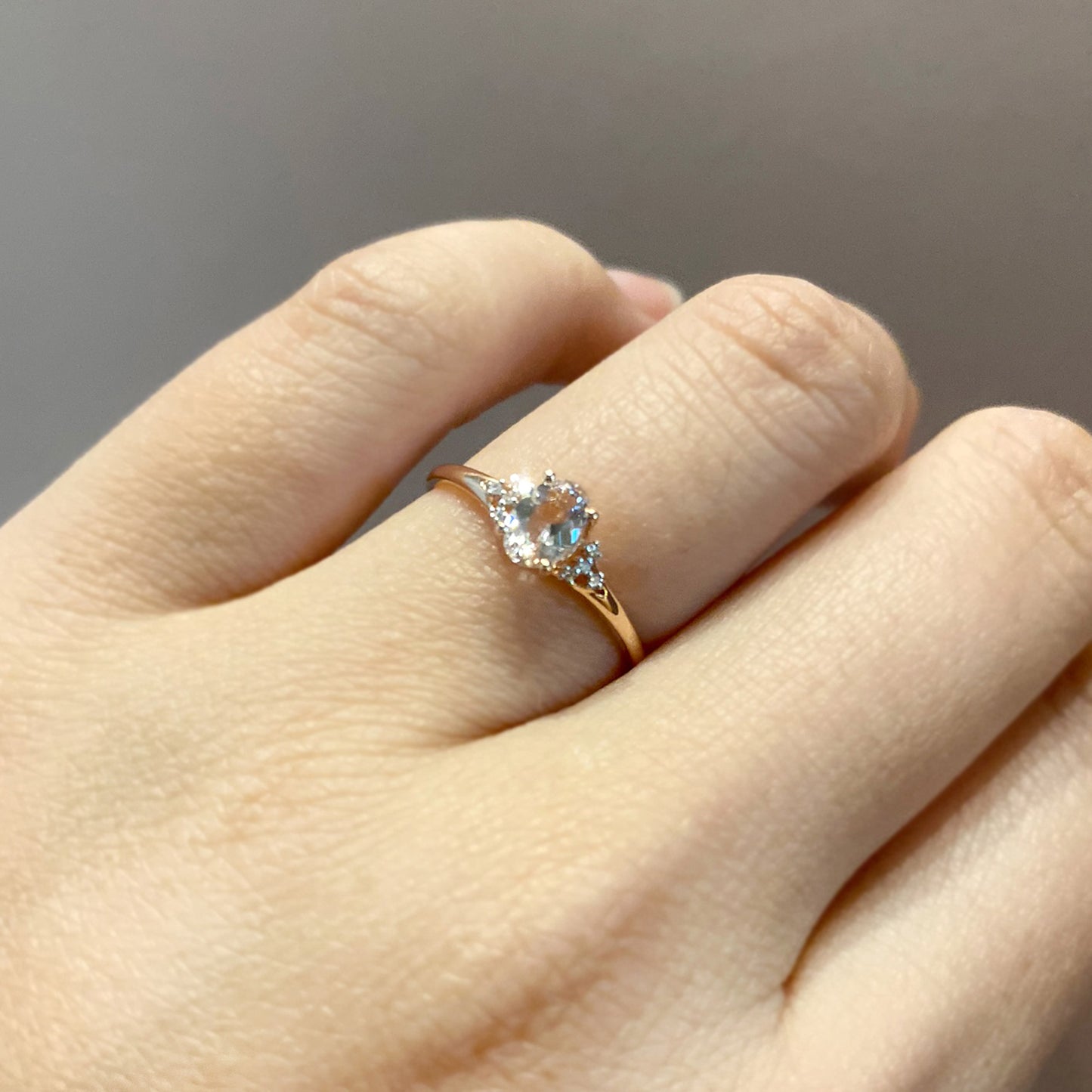 Morganite Custom Gemstone Ring