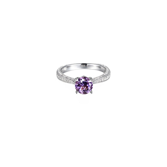 Amethyst Art Deco Ring