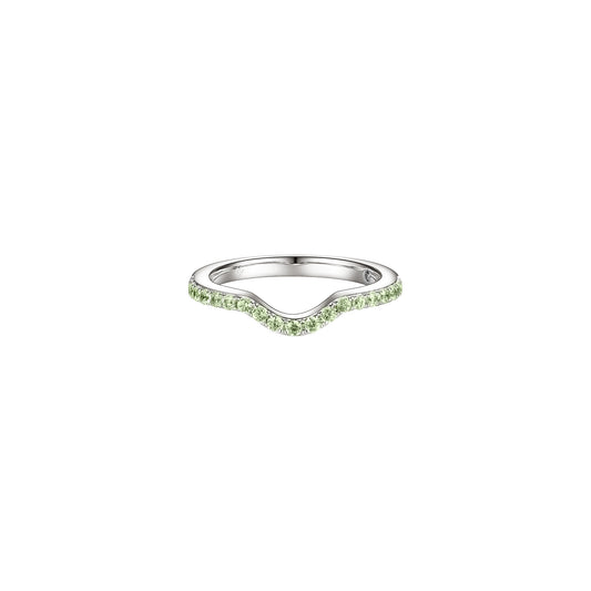 Peridot Simple Stackable Ring