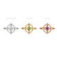 Solar Cross Gems Ring